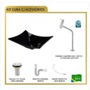 Ver imagem 4 de Kit Cuba L38 Torneira Link 1062 Metal Válvula 1 Polegada Sifão Pvc Flexível Compace