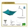 Kit Cuba L38 Torneira Link 1062 Metal Válvula 1 Polegada Sifão Pvc Flexível Compace - 4