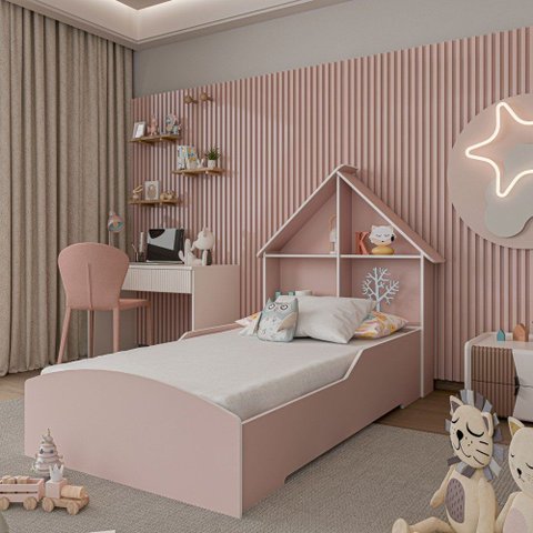 Cama Infantil Casinha 090 Sonho - Gelius