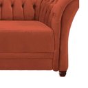 Ver imagem 6 de Sofá Recamier Divã Chesterfield 200cm Sofia Suede Terracota Capitonê- Mabe Magazine