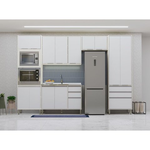 Cozinha Modulada Compacta 5 Peças sem Tampo Art Luciane Móveis