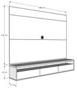 Ver imagem 6 de Home Suspenso Life 1.8 Nature com Off White - MóveisAqui