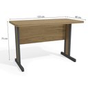 Ver imagem 4 de Mesa de Escritório Secretária Kappesberg Versátil 120cm Marrom