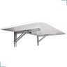 Bancada mesa para cozinha retrátil 90x40 - Estampa mármore - 4