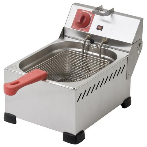 Fritadeira Elétrica Industrial 6 Litros 1 Cuba Marchesoni sem Tampa 2000w 127v - Ft.1.601.st