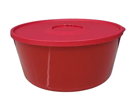 Tupperware Tigela Ilúmina Vermelha 4,3 Litros Tijela Vermelha
