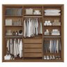 Guarda Roupa 6 Portas Israel Jatoba - 5