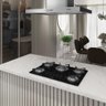 Cooktop Nardelli à Gás NDL 5B TC Vidro Preto Flange Inox - 4