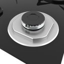 Ver imagem 6 de Cooktop Nardelli à Gás NDL 5B TC Vidro Preto Flange Inox