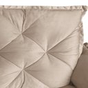 Ver imagem 6 de Poltrona Opala Giratória Base Madeira Suede - Navega Móveis Navega Móveis Opala Base Madeira Bege