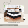 Colcha Cama Solteiro 2 Pçs Matelada em Microfibra Quarto Decorado P/ Hotel - 6