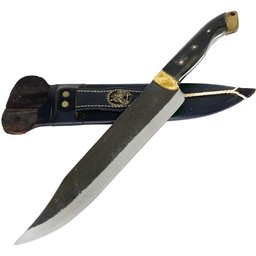 Faca Paineira Modelo Antigo Artesanal Javalizeira 10” Aço 1070 Cabo Chifre de Boi com Bainha - 1