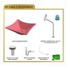 Kit Cuba L30 Torneira Link 1062 Metal Válvula 1 Polegada Sifão Pvc Flexível Compace - 3