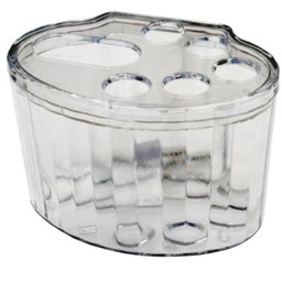 Porta Pasta e Escova de Dentes Cristal - 154c - Daivak Porta Pasta/escova Dente Cristal Daivak - 1