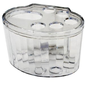 Porta Pasta e Escova de Dentes Cristal - 154c - Daivak Porta Pasta/escova Dente Cristal Daivak