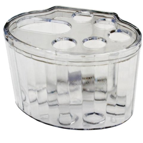 Porta Pasta e Escova de Dentes Cristal - 154c - Daivak Porta Pasta/escova Dente Cristal Daivak