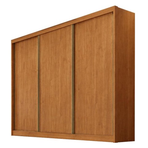 Guarda Roupa Casal Lôgan 3 Portas 6 Gavetas Cinamomo - Novo Horizonte