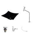 Ver imagem 2 de Kit Cuba L30 Torneira Link 1062 Metal Válvula Click 1 Polegada G Sifão Pvc Flexível Compace