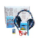Ver imagem 2 de Abafador de Ruidos para Meninos com Caixa para Colorir e Kit Escolar Sensorial