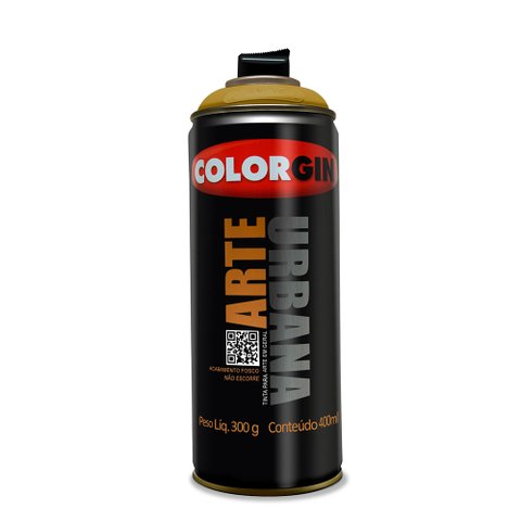 Spray Ouro Fosco Arte Urbana Colorg 991 Colorgin