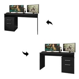 Mesa para Computador Desk Gamer DRX-4000 Preto - PR Móveis - 4