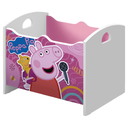 Ver imagem 3 de Baú Organizador Infantil Adamantina Rosa Branco