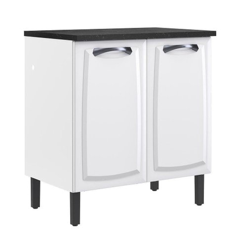 Balcão de Cozinha 80cm Aço Itatiaia com Tampo New Premium Branco