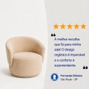 Ver imagem 7 de Poltrona Orgânica Decorativa com Design Moderno em Veludo