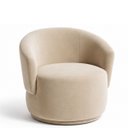 Ver imagem 2 de Poltrona Orgânica Decorativa com Design Moderno em Veludo