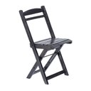 Ver imagem 2 de Kit 10 Cadeiras Dobrável 100% Madeira Maciça Ypê Ideal para Áreas Externas e Internas Preto