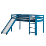 Cama Alta Infantil com Escorregador em Madeira Maciça/MDF - 2