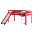 Ver imagem 3 de Cama Alta Infantil com Escorregador em Madeira Maciça/MDF