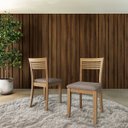 Ver imagem 2 de Conjunto Rubi com 2 Cadeiras Madeira Pinus Freijó - Finestra