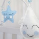 Ver imagem 3 de Mobile para Berço Musical Giratório Chuva de Amor Azul