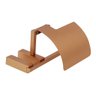 Porta Papel Higiênico Metal Simples Rose Gold Quartzo Fani - 2