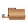 Porta Papel Higiênico Metal Simples Rose Gold Quartzo Fani - 1