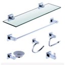 Ver imagem 1 de Kit Acessório para Banheiro em Aço Inox Polido