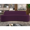 Ver imagem 2 de Sofá 4 Lugares Sala de Estar Cancún D02 Veludo Roxo 280 cm C-292 - Lyam Decor