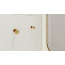 Ver imagem 5 de Kit de Acessórios para Banheiro com 4 Peças em Aço Inox Dourado Linha Tessália Stainless