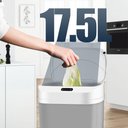 Ver imagem 6 de Lixeira Automatica Inteligente 17,5L Sensor Luxo Cozinha Banheiro Praticidade e Higiene Total para S