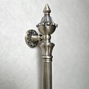 Ver imagem 4 de Puxador Duplo Classic 780mm Bronze Antigo Porta Pivotante Correr Passagem Madeira Vidro Rústico