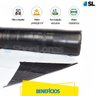 Mulching Hals Para Cobertura de Solo Preto/Branco 1,20m x 1000m Nortene/Santeno - 3