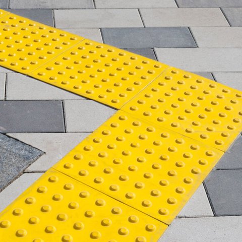 10 Formas Piso Tátil Alerta Abs 3d Concreto