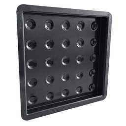 10 Formas Piso Tátil Alerta Abs 3d Concreto - 6