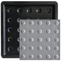 10 Formas Piso Tátil Alerta Abs 3d Concreto - 2