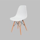 Ver imagem 2 de Kit 2 Cadeiras Charles Eames Eiffel Branco Polipropileno Cozinha Sala de Estar Jantar Mesa de Jantar