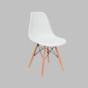 Ver imagem 3 de Kit 2 Cadeiras Charles Eames Eiffel Branco Polipropileno Cozinha Sala de Estar Jantar Mesa de Jantar