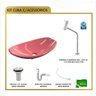 Kit Cuba L45 Torneira Link 1062 Metal Válvula 1 Polegada Sifão Pvc Flexível Compace - 3