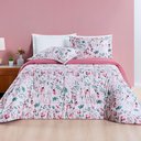 Ver imagem 3 de Kit Edredom Cobertor Celi Queen Dupla Face Micropercal Estampado 200 Fios 3 Peças Bothanica Floral R
