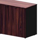 Ver imagem 6 de Armário Baixo Escritório 6 Portas C/ Chave 240 Cm F5 Office Cor:louro Preto com Preto